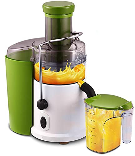 CRBUDY Extracteur de jus à Mastication Lente, Presse à Froid à Large Bouche, extracteur de jus de légumes et de Fruits Frais avec Extraction en Deux étapes, crée du jus de Fruits et de lé