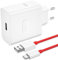 100W Ladegerät USB mit USB C Kabel 1M SUPER VOOC Charge für OnePlus 13 13R Nord CE 4 3 Lite 12 12R 11 10,SuperFlash SUPER VOOC Ladegerät mit USB C Ladekabel für Realme 12+ GT 6T für OPPO Reno12 11F 10