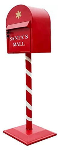 LXTIN Mailbox With Lock Postbox Heavy Iron Retro Mailbox Posts Floor-standing Drop Box For Home Outdoor Large-capacity Mailboxes