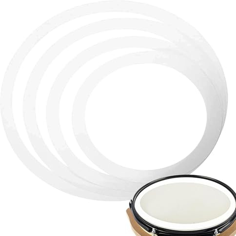 Drum Mute Rings - Drum Schalldämpfer Ring | Schlagzeugdämpfer Port Loch Ringe | Drum Schalldämpfer Kreis | Drum Mute Pads für Drums Tone Control | Dämpfungsringe | Percussion Snare Drum Ring Drum Kit | Ringe | Drum Schalldämpfer Kreis | Drum Mute Pads für Drums Tone Control | Dämpfungsringe | Percussion Snare Drum Ring Drum K