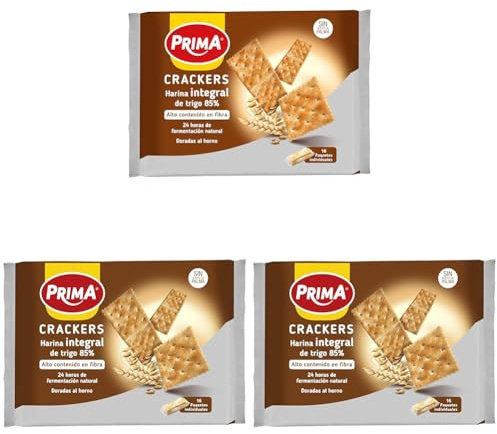 Prima Crackers Integral 500g (Paquete de 3)
