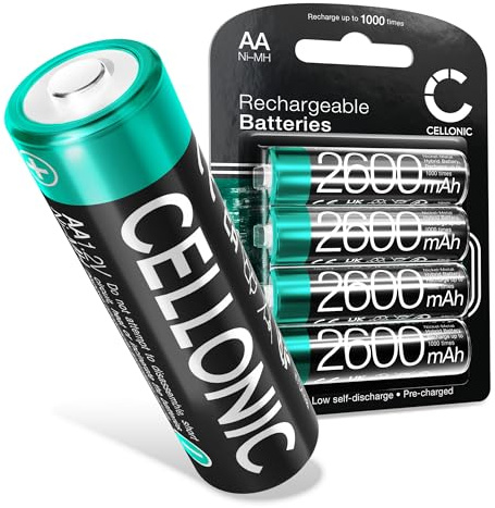 subtel 4X Akku kompatibel mit Siemens Gigaset 2000C, 2000S, 2010, 2011 | (2600mAh-1.2V-NiMH) für Siemens Gigaset 2015, plus, 2016, 3000, Comfort, 3010, 3015, 4000, 4110 ISDN, 4115, 4170, 4175