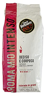 Caffè Vergnano 1882 Caffè In Grani Aroma Mio Intenso - 1 confezione da 1 Kg
