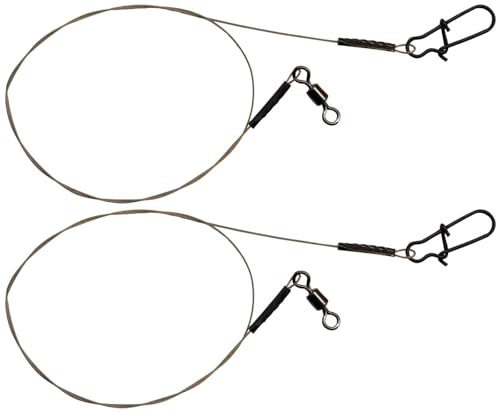 FTM Unisex – Erwachsene 10C9000411C10 Seika Pr 30cm-2 Stahlvorfächer Zum Spinnfischen, Vorfächer Zum Hechtangeln, Hechtvorfach Zum Spinnangeln, Tragkraft:11kg, Bunt, Normal