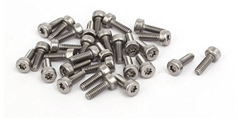 Aexit M2x6mm Gewinde T6 Torx Drive 304 Edelstahl Torx-Zylinderschraube 30 Stück (0bc6b395cffa02e39a1e137b32435297)