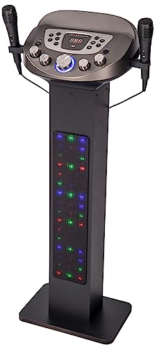 N-Gear NGS828-BT Karaoke-Anlage mit Standfuß, 240 W, Dual-Licht-Animationssystem