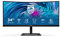 Philips Monitors 346E2CUAE - 34 inch WQHD Curved Monitor, 100Hz, 1ms, VA, USB-C Dock, Speakers , Height Adjust (3440 x 1440, 300 cd/m² HDMI / DP / USB-C)