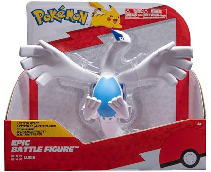 Pokémon PKW0183 Lugia Epic Battle FIGURE-6-Inch-Articulado-Detalles auténticos, Multi