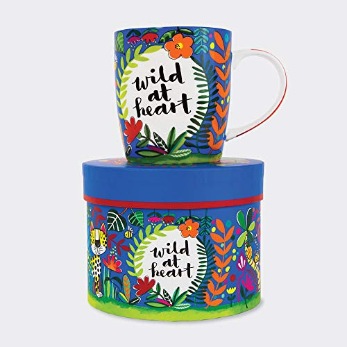 Rachel Ellen Bone China Mug in Gift Box - Wild at Heart Jungle Design