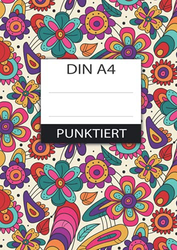 DIN A4 PUNKTIERT: XXL NOTIZBUCH - 120 punktierte Seiten - Schreibheft für die Schule, Uni & Arbeit - für Notizen, Zeichnungen, Skizzen, Hausaufgaben ... Studenten & Lehrer, Jugendliche & Erwachsene