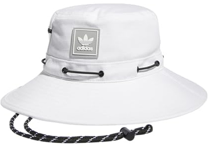 adidas Originals Utility Boonie Bucket Hat, Weiß/Steingrau, Einheitsgröße