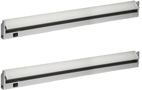 Oktaplex 2 er Set Unterbauleuchte LED Aluminium 15W 230 V neutralweiß 4000K 90cm Schwenkbare Unterschrankleuchte Rota 1200 lm LED Leiste Küche mit Schalter