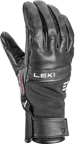LEKI Lightning 3D Handschuhe, Black-White, EU 10.5
