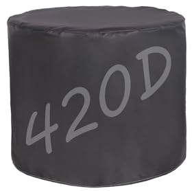 ATYUJKB Abdeckung für Gartenmöbel Wasserdicht 90x90cm, 420D Tischabdeckungen Outdoor Rund, Wasserdichtes Atmungsaktives Oxford-Gewebe, SchutzhÜLle Gartenmöbel mit Kordelzug