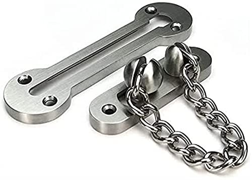 Türschlösser für die Haustür, Türkettenschloss, Kettensafe-Schnalle, Riegelsicherheitsbegrenzer, Edelstahl-Diebstahlschutzkette Türschnalle Diebstahlschutzschnalle Sicherheitskette Türriegel Diebstahl