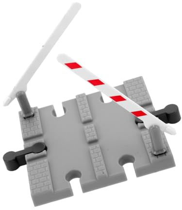 HONITANO Replacement Train Track Accessories Diy Railway Road Block and Railing Barrier Model Pretend Barricade Plaything for Games