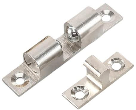 Materiales de latón macizo para atrapar cuentas con diseños ajustables para cierres silenciosos de puertas de armario, tensor de cuentas dobles
