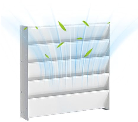 Ahuuen Deflector De Aire Acondicionado,Rejilla Sopladora Para Unidad Exterior | Paneles Cubre Deflectores Guía Para Ventilaciones En Pared Techo Ventana