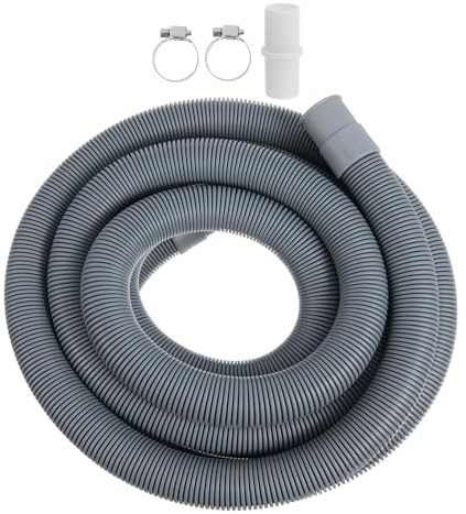 Angoily Ablaufschlauch Für Waschmaschine Wasserschlauch Abfluss Mit Verbinder Und Klemmen Für Küche Bad Waschküche