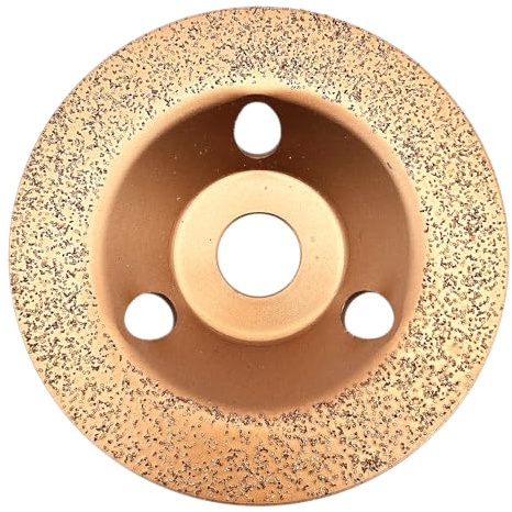HERO Profi Hartmetall Schleiftopf - HM Schleifteller Ø125mm - Universal-Schleifscheibe Wolframcarbid-Schleifteller für Anrauen, Schleifen & Egalisieren von Beton, Mauerwerk (Körnung: fein (K36))