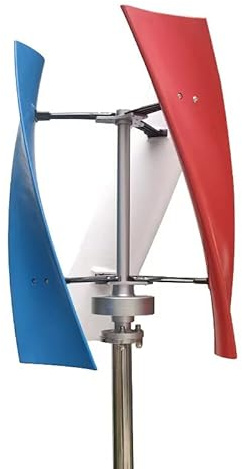 Aerogenerador Eolico Molino de viento de energía 400w 600w 800w eje vertical generador de turbina eólica permanente Maglev 12v 24v 48v con controlador MPPT(Groen,24V)