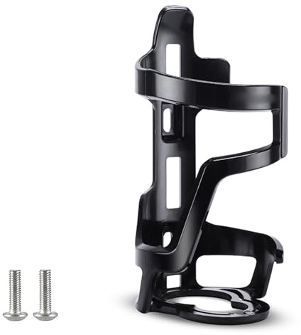 Fafeims Accessoires de Vélo, Support de Porte-bidon Léger, Matériau PC, Assemblage Facile, Maintient Fermement les Bouteilles D'eau, Noir/blanc, Idéal pour les Cyclistes