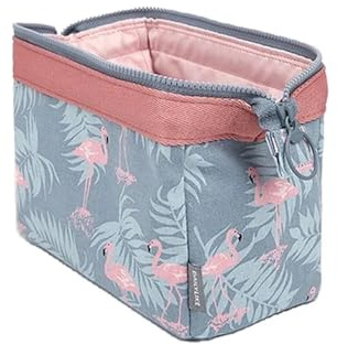 Kosmetiktasche Cosmetic Bag Women Waterproof Flamingo Makeup Bags Travel Organizer Toiletry Kits Portable Beautician für Frauen(Flamingo)