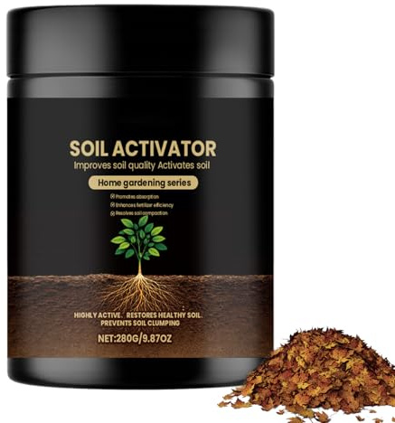 Activador de Suelo - 280g Revitalizante Orgánico Portátil Soluble en Agua | Activadores de Crecimiento para Plantas,Césped, Jardín, Flores, Tomate, Pepino, Orquídea y