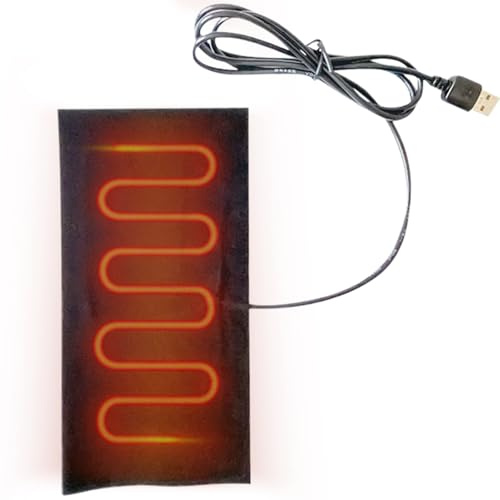 USB Heizmatte für Kleidung, USB Heizmatte für Mantel | 5V Flaschenwärmer | Elektrischer Heizer, Konstante Temperatur Pad für Jacke Weste
