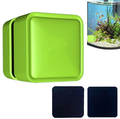 Generisk magnetisk akvarieglasrenare kraftfull skrubber | Akvarium skrubber för sötvatten saltvatten stridande alger sköldpaddor terrarium vägg kök vardagsrum vatten