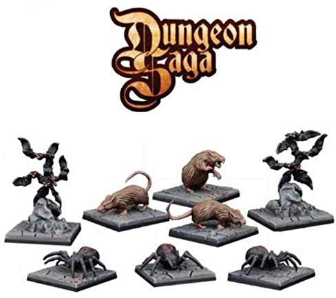 Mantic Games MGDS27 Dungeon Critters Miniaturspiel, Mehrfarbig