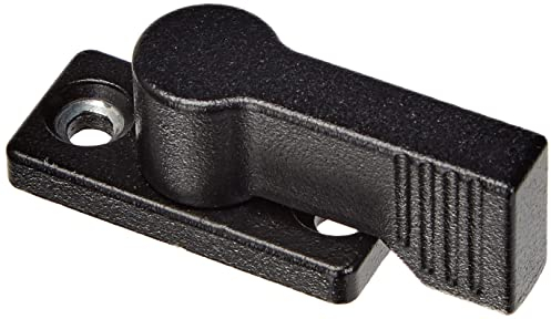 HALDER 24101.0202 Drehriegel, Schwarz, d1=17 mm