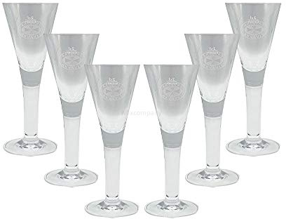 Aalborg Akvavit Gläser / 6er Set Stilglas neu Edition 2cl geeicht