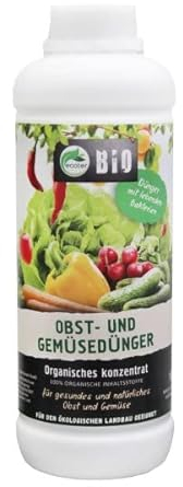 Dünger Flüssig 1 Liter Bio Sapropel organischer Obstdünger und Gemüsedünger flüssig konzentrat