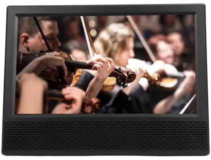 Tragbarer 14 Zoll Digitalfernseher mit Stereoton, 1366 X 768 Fernbedienung, Taschen Digitalfernseher für Camping Auto Angeln.
