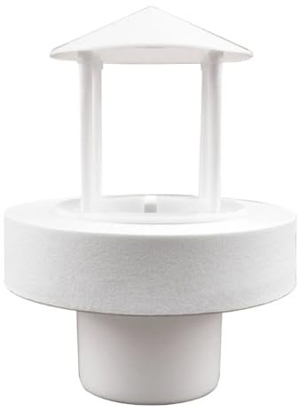 Malloy Dispensador de Niebla Flotante Generadores Humidificador UltrasóNico Nebulizador Fuente de Agua Generador de Niebla para Mini Estanque de Piscina ()