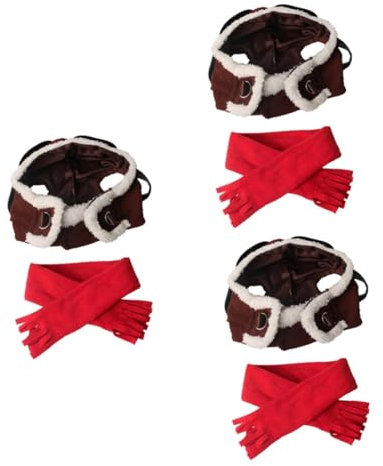 BESPORTBLE 3stücke Haustier-Kopfbedeckung Für Katzen Lustige Cosplay-mütze Aus Strapazierfähigem Winddicht Für Halloween-kostüme Und Partys Verstellbar Niedliches Design Für