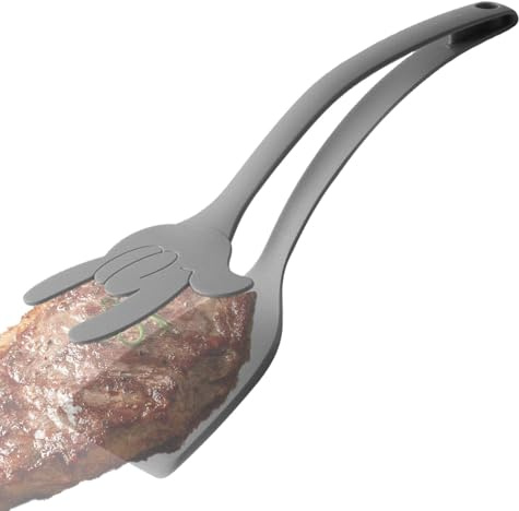Paletta da bistecca, paletta per arrostire pesce, paletta per alimenti, paletta in nylon multifunzionale, per bistecca, pesce, pane, hamburger, barbecue, arrosti, frittelle, cucina