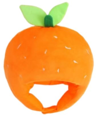 KiBcsLic Orange Hat Lovely Fruit Hat for Holiday Birthday Party Masquerade Ball
