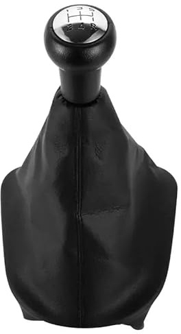 Palanca Cambios Coche Pomo Cambio 5 Velocidades para Peugeot 207, 307, 406, para Citroen C3, C4, C5, Funda Protectora para Palanca Cambios, Accesorios para Coche Cambio Marchas Coche