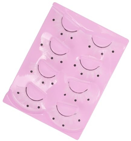 DECOMELODY 4paires Faux Cils Blancs Pour Maquillage De Cils Artificiels Faux Décoratifs Pour Scène Et Festival Individuels Cosmétiques
