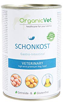 OrganicVet Hund Nassfutter Veterinary Schonkost, 6er Pack (6 x 400 g)