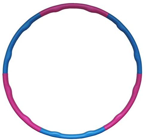 Tactic Sport Massage-Hula-Hoop-Reifen – zerlegbarer Gymnastikreifen mit Wellenoberfläche, 91 cm Durchm.
