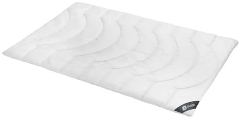 Spessarttraum Bettdecke Silber, 155x220, Faserbettdecke, warme Ganzjahresdecke, 100% Polyester, Made in Germany, Oeko-TEX, Allergiker geeignet