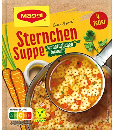 MAGGI Sternchensuppe mit natürlichen Zutaten 55g für 4 Teller