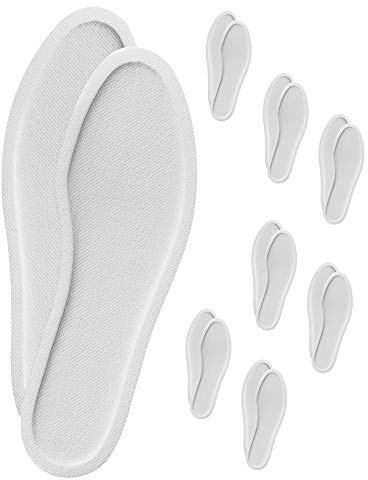 Cepewa Wärmepad Fußwärmer 8er Set Größe S Thermopad Sohlenwärmer Einlegesohlen 8 Paare (1 x 8er Set Fußwärmer S)