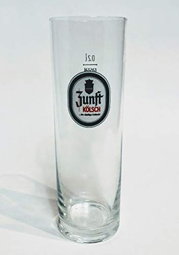 Zunft Kölsch Vaso de 0,2 l, para cerveza, bar, gastronómico, coleccionista.