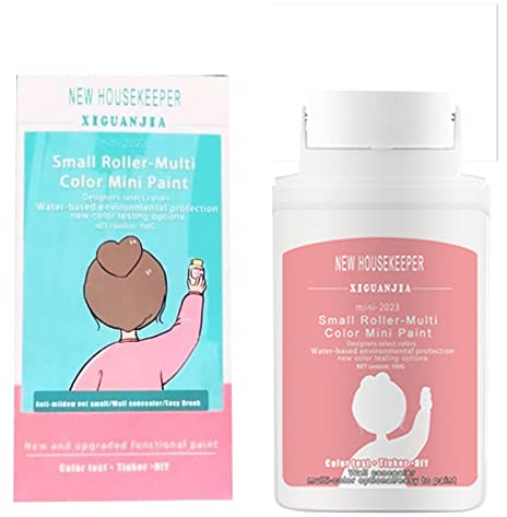 Kleine Reparaturbürste für die Wand – Wandreparatur mit Rolle, Reparatur von Wandfarbe, Wandreparaturfarbe zum Reparieren der Wand (weiß)