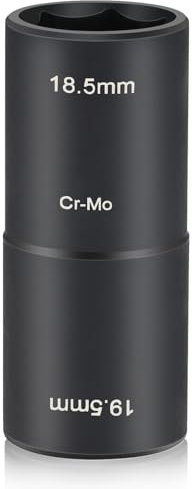 Yqhugbc Radmutternschlüssel, Schlagschrauber Nüsse-18,5mm 19,5mm, Spezial Radmuttern Nuss, Radmutternschlüssel Doppelkopf, Reifenwechsel Werkzeug, Kompatibel mit Limousinen und SUV