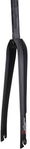 BSFHQS Track Bike Starre Gabel 700C Carbon Faser Rennrad Gabeln 1-1/8 Gerade Rohr Fixed Gear Fahrrad Vorderradgabel 9 * 100mm Schnellspanner Scheibenbremse